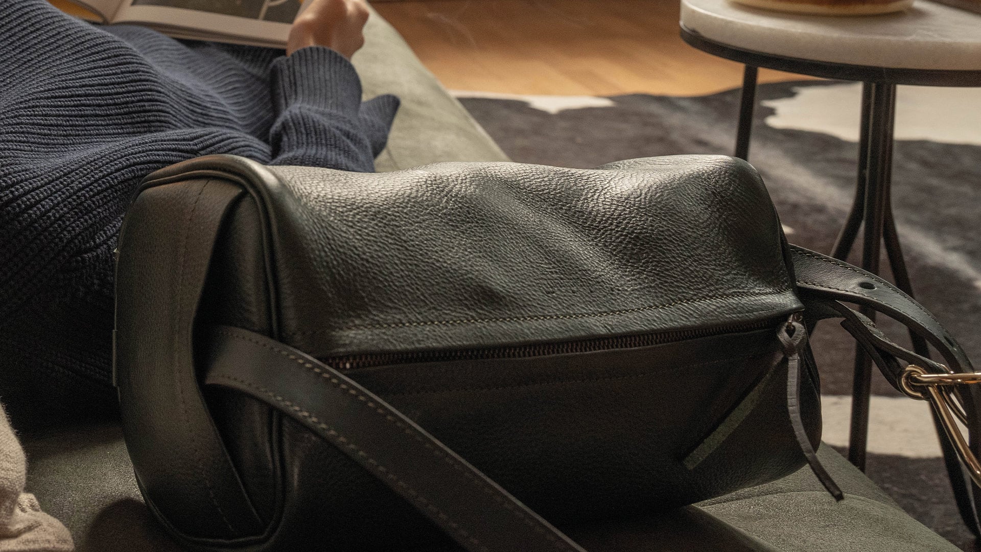 bleu de chauffe 本革 ショルダーバッグ　レディース　バッグ　革鞄 Leather handbag made in France – Bleu de Chauffe